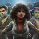 Inset of the cover of the novel Out of the Shadows.